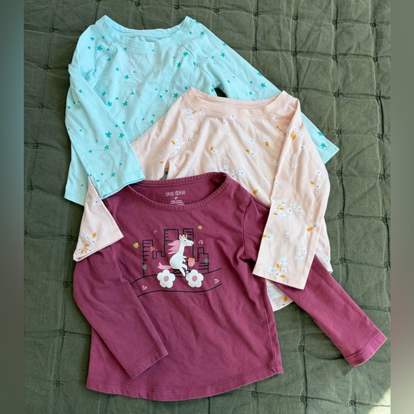 Lot of 3 long sleeve girls’ tees, 2T, GUC - Picture 2 of 11